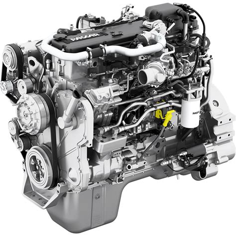 The 8.9-liter PACCAR PX-9 engine has one of the highest power-to-weight ratios in its class, and will move heavy payloads without hesitation.. OIL SYSTEM CAPACITY HORSEPOWER Inline 6-Cylinder 114x145 8.9 Liters 1,695 LBS. 29 U.S. Quarts 260-450 HP PEAK TORQUE GOVERNED SPEED CLUTCH ENGAGEMENT TORQUE3 BASE …. 