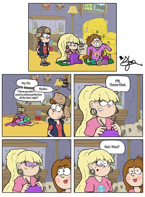 Pacifica and Dipper Dipper and pacifica, Gravity falls comics