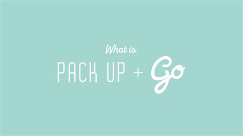 Pack up and go. Things To Know About Pack up and go. 