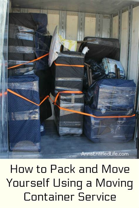 Pack yourself moving containers. With our Melbourne to Brisbane Pack yourself Moving Containers solution you save that cost by loading and unloading yourself. Depending on your location and the time of the year, you can save up to 50% on the price quoted by a traditional removalist firm. We are available by telephone 7 days a week for a quote and to explain how Pack yourself ... 