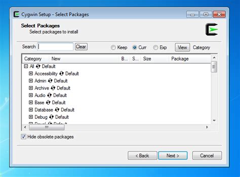 Package build service - Cygwin