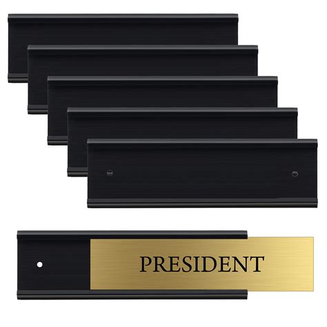 Packages Wall Mount 2 x 10″ Aluminum Nameplate Holder