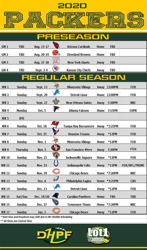 Packers 2024 schedule: Meet next season’s …