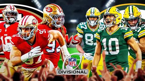 Packers vs 49. The 49ers and Packers have a kickoff time. San Francisco will host Green Bay at Levi's Stadium on Saturday, Jan. 20 at 5:00pm Pacific Time. They'll follow the 1:30pm Pacific Time kickoff between ... 