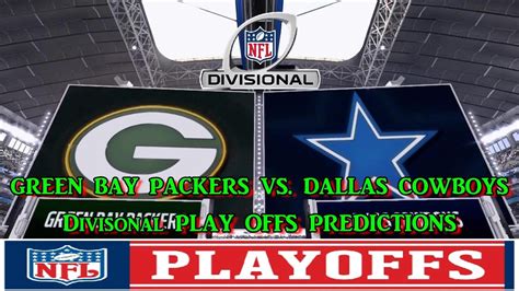 Packers vs cowboys prediction. Cowboys Odds. Odds via FanDuel. Get up-to-the-minute NFL odds here. Green Bay Packers vs. Dallas Cowboys odds in the NFL playoffs opened with the Cowboys as 7-point favorites over the Packers. The over/under has been set at 48 total points scored between the two teams. On the moneyline, the Cowboys are -350 favorites, while the Packers are +280 ... 