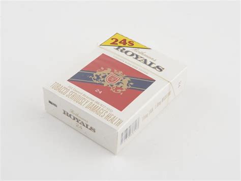 Packet of 24 Rothmans Royals cigarettes - Science Museum Group