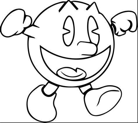 Pacman Coloring Sheets