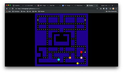 Pacman HTML5 GitHub Pages. 