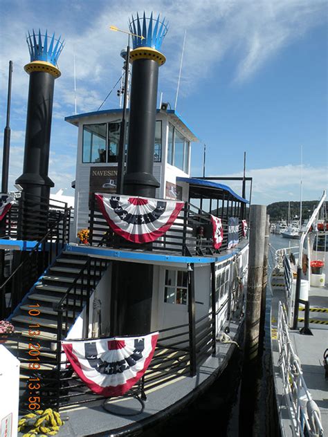 Paddle Wheeling Through Autumn on the Navesink Queen