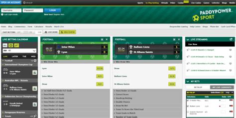 Paddy power live betting