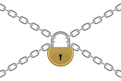 Padlock And Chain PNG Images Vector and PSD Files