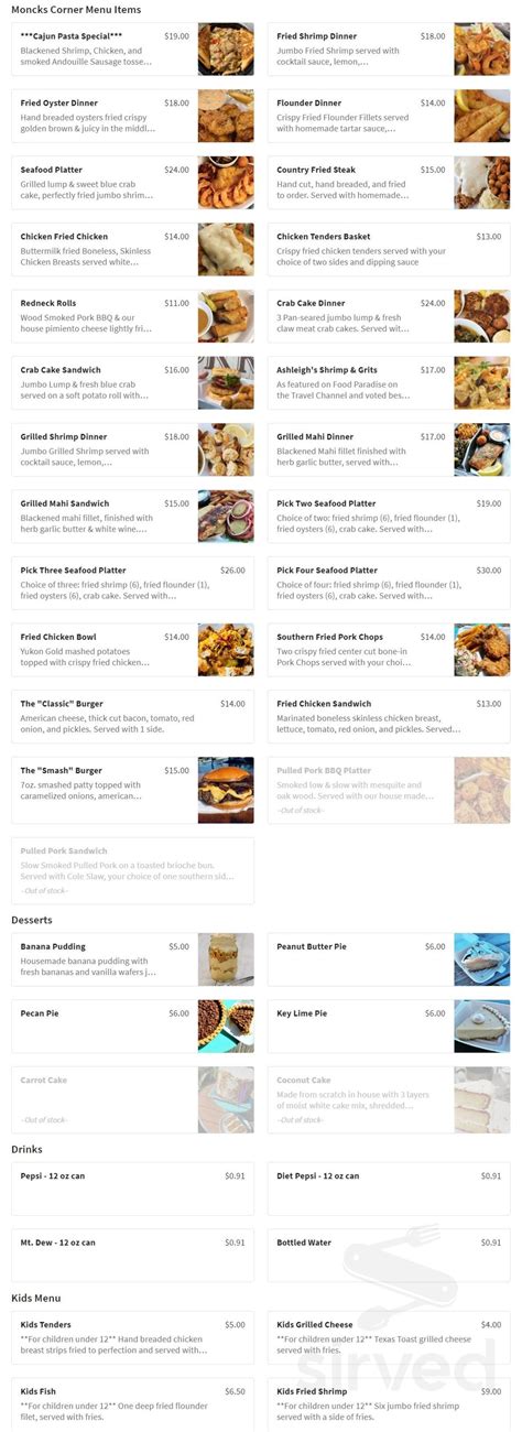 Page%27s okra grill moncks corner menu. Things To Know About Page%27s okra grill moncks corner menu. 