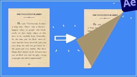 Page Turn Animation in After Effects Tutorials CG Animation Tutorials