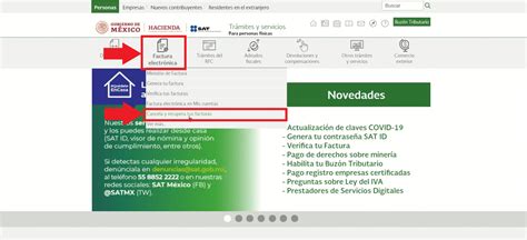 Pagina de consulta de CFDIs