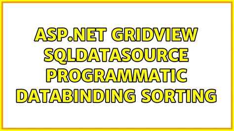 Paging and Sorting in ASP.Net GridView example - ASPSnippets