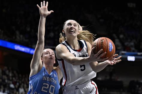 Paige Bueckers scores 26 to lead No. 17 UConn to a 76-64 win over No. 24 North Carolina