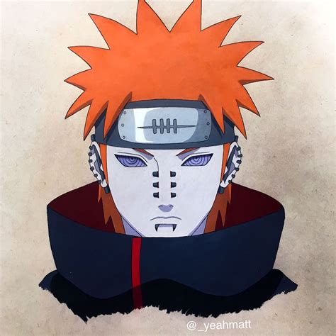 Pain Drawing Naruto
