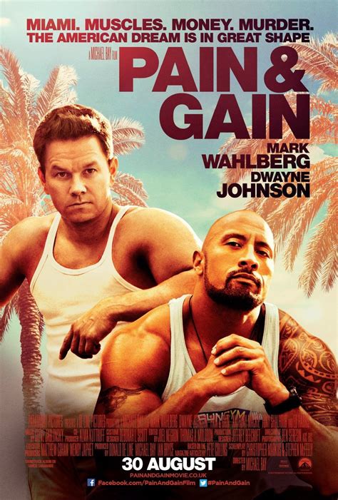 Pain and gain movie. Aug 29, 2013 · Pain & Gain is too long, and sometimes behaves as if it doesn't get the point of its own comedy, but there's plenty of zing. The story itself reads like something Florida thriller-writer Carl ... 