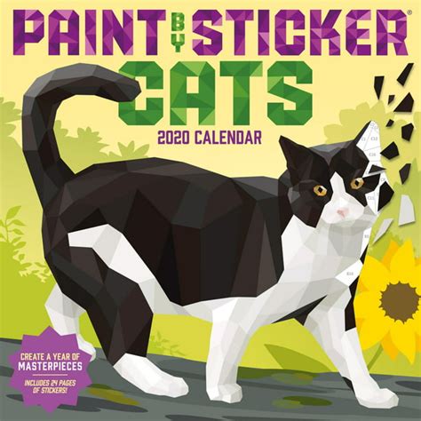Download Paint By Sticker Cats Wall Calendar 2020 By Workman Publishing