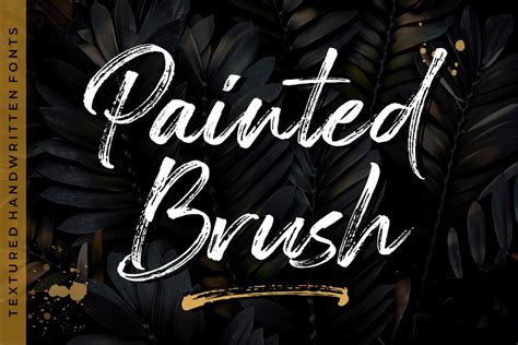 Painted Brush Fonts Intro 30 OFF Stunning Script Fonts Creative