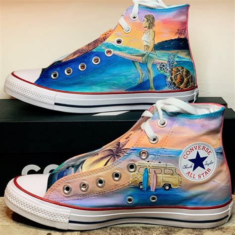 Painted Converse - Etsy