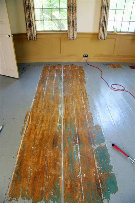 Painted Old Wood Floors