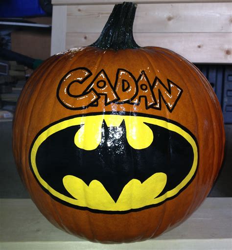 Painted batman pumpkin. Batman pumpkin Craft pumpkin from Michael's carved using template. N. Nancy Weston. 10 followers ... Halloween Pumpkins Painted. Halloween Costumes For Teens. Halloween Birthday. Painted Pumpkins. Fall Halloween. Halloween Crafts. Holiday Crafts. Mike & Sully pumpkins for our son's 3rd b-day party:) 