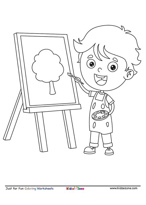Painting Coloring Pages