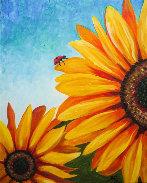 Painting Easy Sunflower