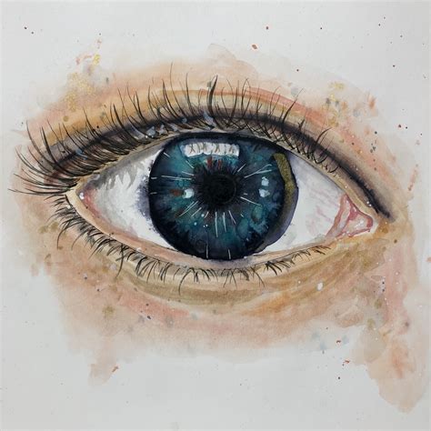 Painting an Eye in Watercolor - American Watercolor