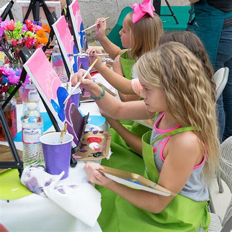 Painting parties near me. Face Painters For Kids Party. 1. Twisted Dog Productions, llc. Top Pro. Great 4.8. (51) In high demand. 94 hires on Thumbtack. Jacqueline L. says, "Felt just like family having there them there, the most pleasant experience. 