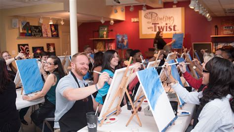 Paintingwithatwist - If you can think it, we can create it! At Painting with a Twist, the fun is endless. 240 locations. 1,500 Artists. 15,000 Unique painting events. BOOK A CORPORATE EVENT. Painting and wine party on 5/26/2024 at our Plano, TX Painting with a Twist. Come and paint Blue Ridge Mountains with us!