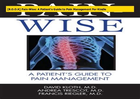 Painwise a patients guide to pain management. - Warriors don t cry study guide.
