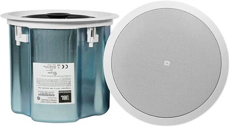 Pair JBL CONTROL 18C/T 8" 60w 70v In-Ceiling Speakers For