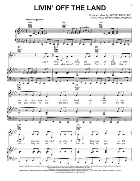 Pair Of Wings Chords - Justin Timberlake - Guitar Chords