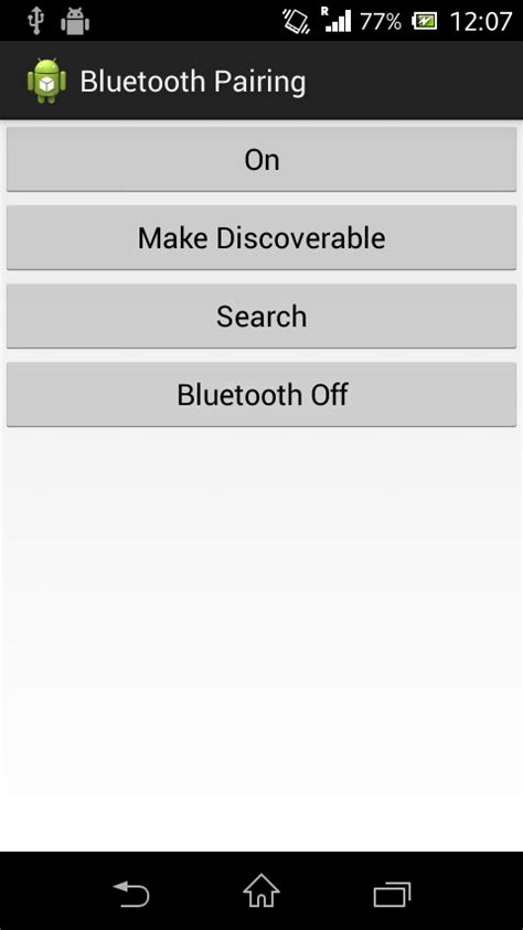 Pair bluetooth programmatically android adhoc.  As far as I get it, that dude isn't using...