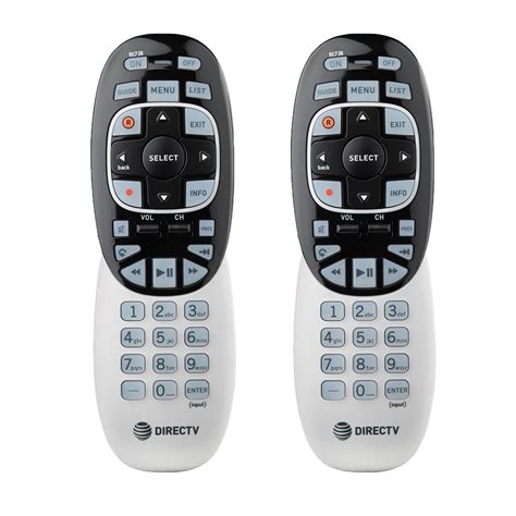 The RC82V Remote Control works in IR and RF mode. Basic remote operations can be performed in the IR mode. The remote uses two-way communication to the AT&T TV. RF mode eliminates the need for the remote and the paired devices to be in line of sight to each other. The RC82V Remote Control has a directional pad.. 