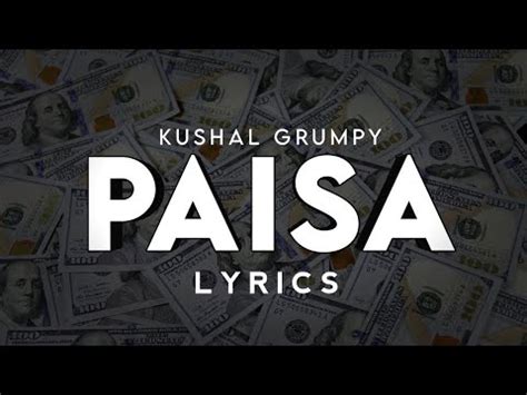 Paisa Paisa Lyrics: A Timeless Anthem to Financial Success