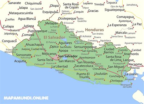 Entre las fronteras naturales de El Salvador están: río Paz, Golfo de Fonseca, río lempa etc. Los países con los que tiene algún tipo de frontera son Guatemala, Nicaragua y Honduras. Las fronteras en El Salvador son variadas en morfología, algunas pueden ser terrestres, otras acuáticas..