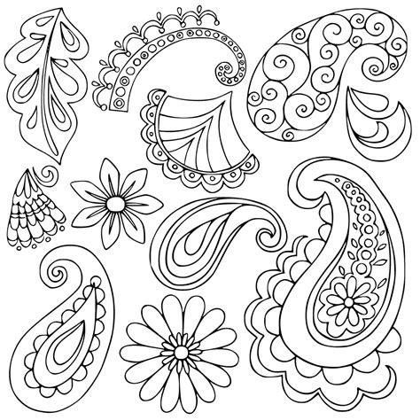 Paisley Coloring