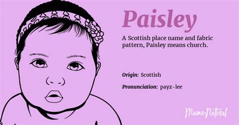 Paisley Name Meaning, Origin, Popularity, Girl Names Like …