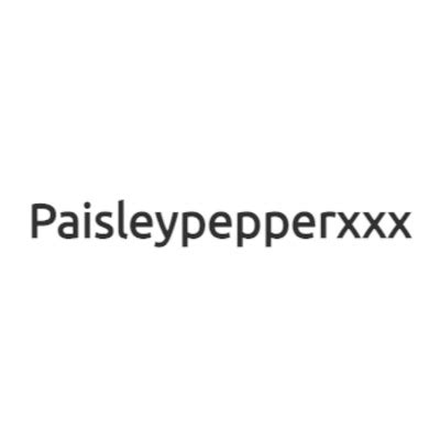 Paisleypepper Onlyfans Leak [SEX VIDEO] 🍑
