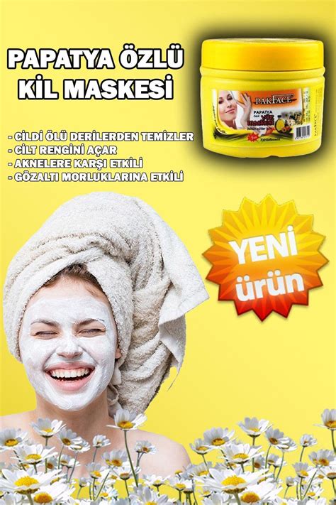 Pakface Yüz Maskesi Serisi ️Papatya MEÇ Kuaför Market. 