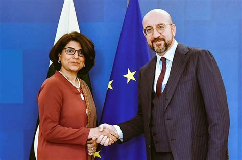Pakistan's Ambassador to the European Union Presents Credentials to European Council President, Charles Michel