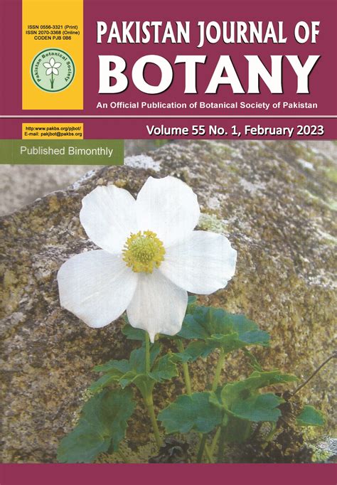 Pakistan Journal of Botany - Impact Factor & Score 2024