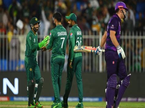 Pakistan vs Scotland Live Score - 41st Match, Group 2 - Hotstar