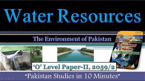 Pakistan water Resources Pakistan Defence