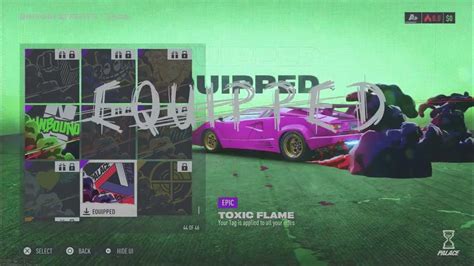 Palace Edition Driving Effect Showcase - Toxic Flames Smoke