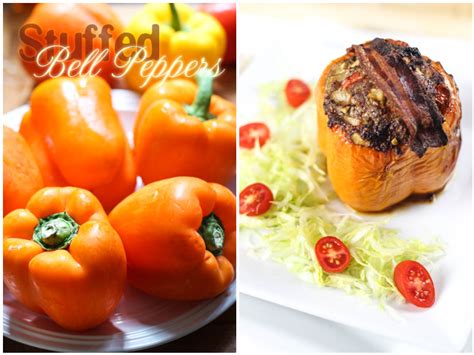 Paleo Stuffed Bell Peppers - thehealthyfoodie.com