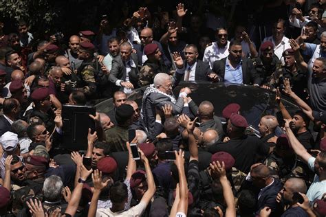 Palestinian president visits Jenin refugee camp after devastating Israeli military raid
